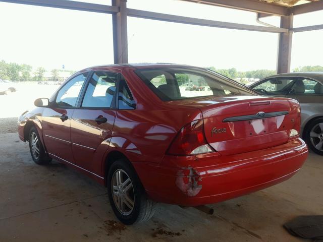 1FAFP343X4W165770 - 2004 FORD FOCUS SE C RED photo 3