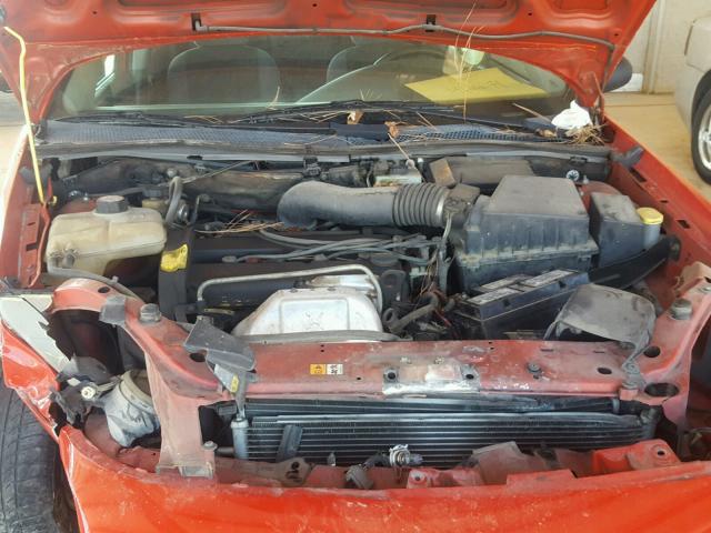 1FAFP343X4W165770 - 2004 FORD FOCUS SE C RED photo 7