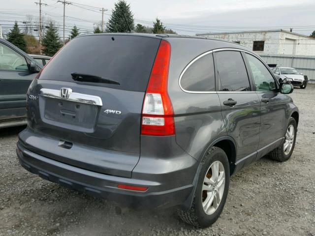 JHLRE4H54BC000006 - 2011 HONDA CR-V EX GRAY photo 4