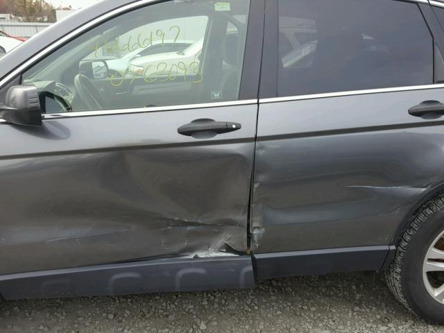 JHLRE4H54BC000006 - 2011 HONDA CR-V EX ნაცრისფერი ფოტო 9