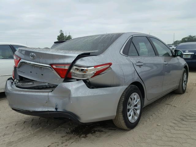 4T4BF1FK6GR554203 - 2016 TOYOTA CAMRY LE GRAY photo 4