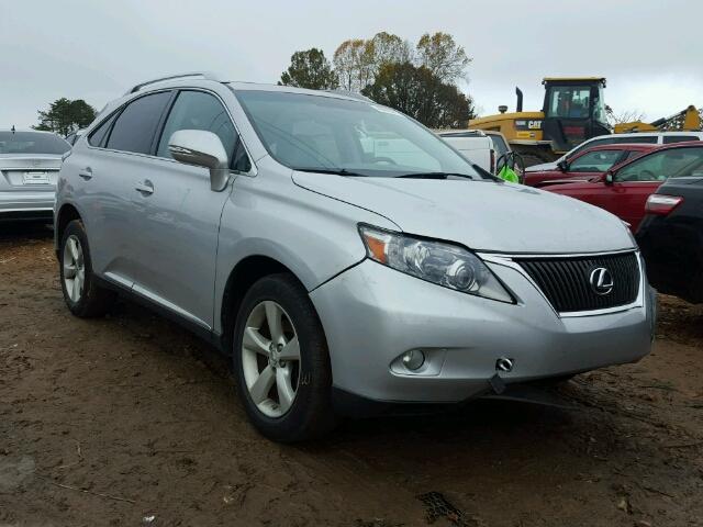 2T2BK1BA9BC105154 - 2011 LEXUS RX 350 SILVER photo 1