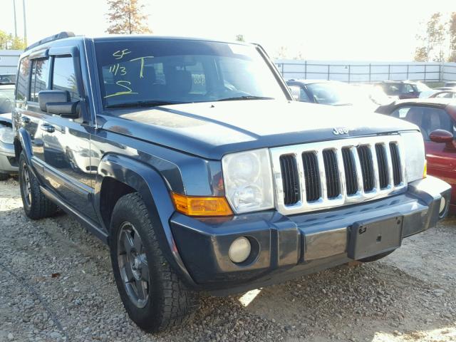 1J8HG48K27C577920 - 2007 JEEP COMMANDER BLUE photo 1