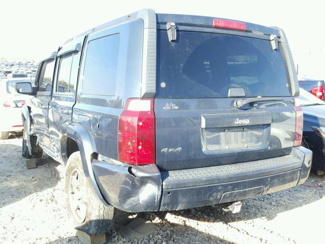 1J8HG48K27C577920 - 2007 JEEP COMMANDER BLUE photo 3