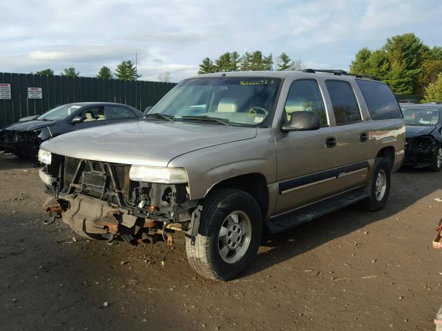 3GNFK16T11G187345 - 2001 CHEVROLET SUBURBAN K GOLD photo 2