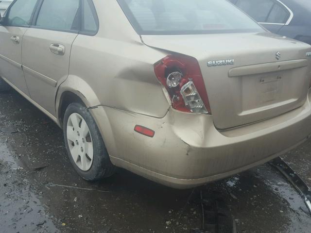 KL5JD56ZX7K545204 - 2007 SUZUKI FORENZA BA GOLD photo 9