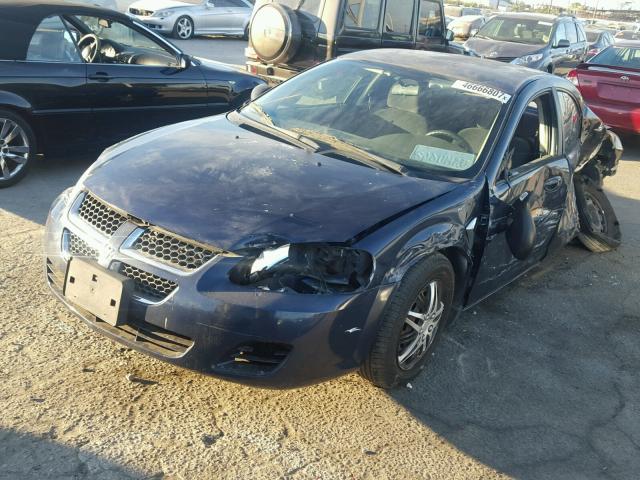 1B3EL46X46N177298 - 2006 DODGE STRATUS SX BLUE photo 2