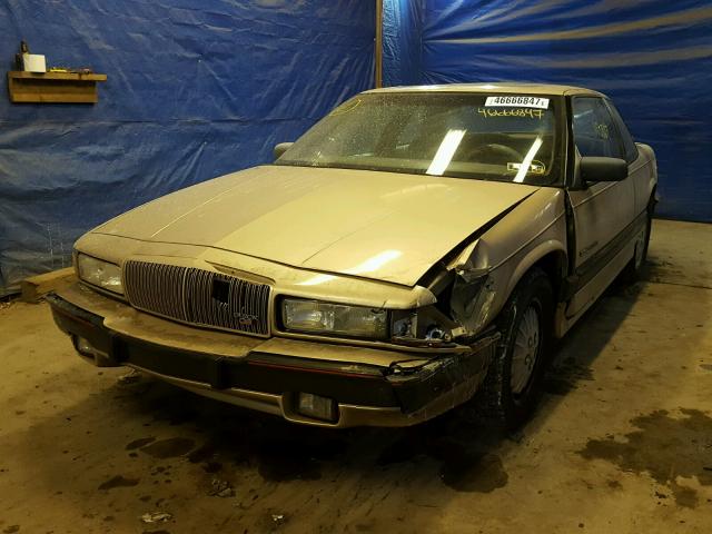 2G4WF14L6P1453925 - 1993 BUICK REGAL GRAN TAN photo 2