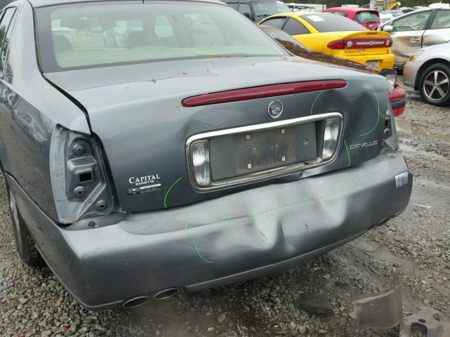 1G6KD57Y75U239201 - 2005 CADILLAC DEVILLE GRAY photo 9