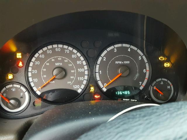 1J4GL48K36W110091 - 2006 JEEP LIBERTY BROWN photo 8