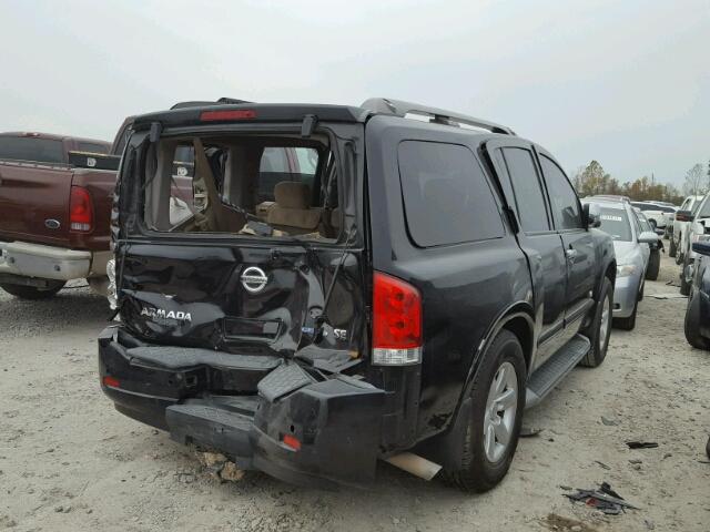 5N1BA08D59N614244 - 2009 NISSAN ARMADA SE BLACK photo 4