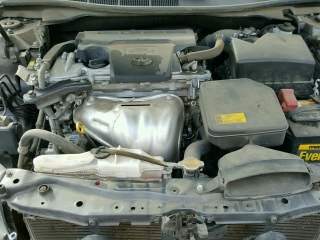 4T4BF1FK0CR261066 - 2012 TOYOTA CAMRY GRAY photo 7