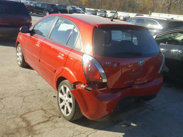 KNADH5A36B6803750 - 2011 KIA RIO BASE ORANGE photo 3