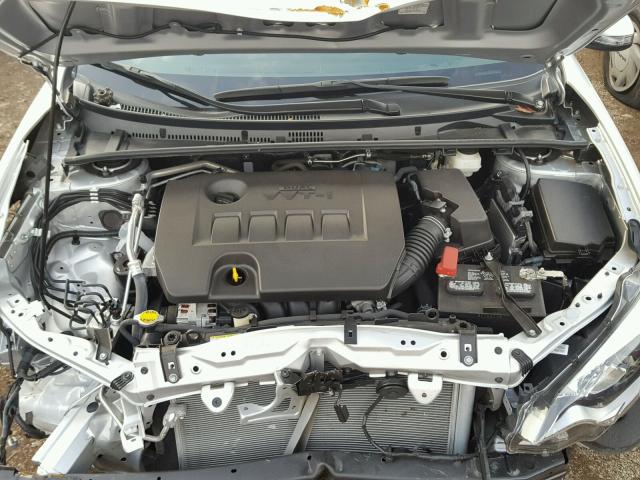 2T1BURHE4FC352482 - 2015 TOYOTA COROLLA L SILVER photo 7