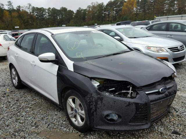 1FADP3F22EL225183 - 2014 FORD FOCUS SE WHITE photo 1