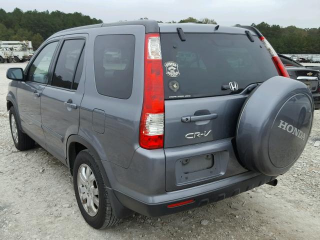 SHSRD78985U320675 - 2005 HONDA CR-V SE GRAY photo 3