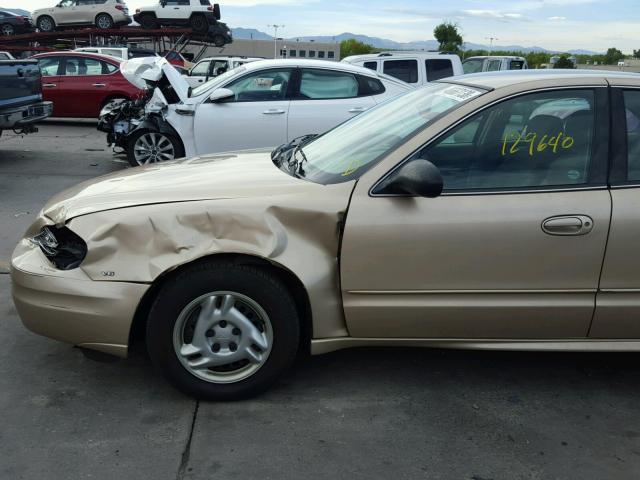 1G2NE52E05M237928 - 2005 PONTIAC GRAND AM S GOLD photo 10