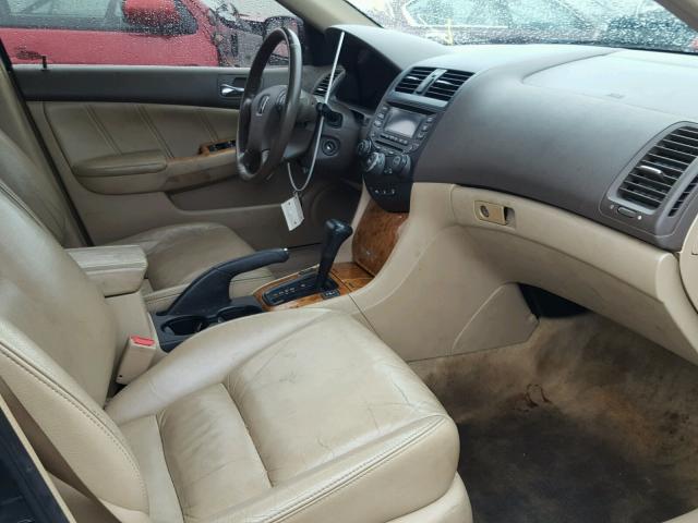 1HGCM66575A040683 - 2005 HONDA ACCORD EX GREEN photo 5