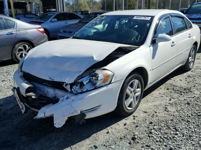 2G1WB58K169257263 - 2006 CHEVROLET IMPALA LS WHITE photo 2