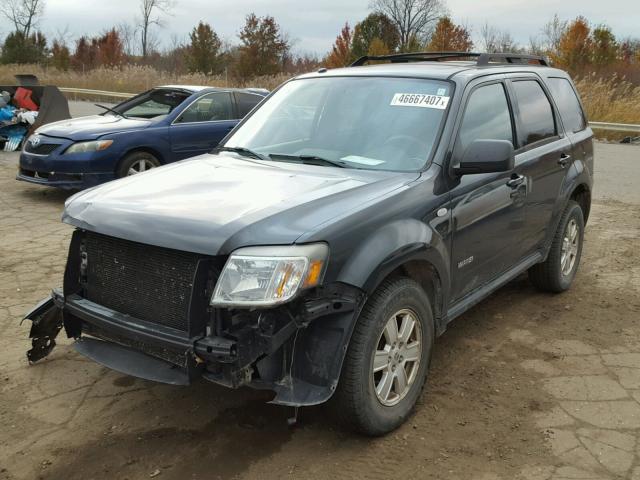 4M2CU81198KJ14323 - 2008 MERCURY MARINER GRAY photo 2