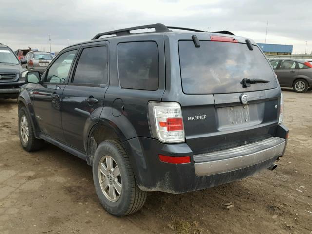 4M2CU81198KJ14323 - 2008 MERCURY MARINER GRAY photo 3