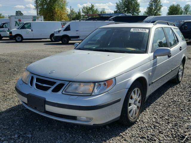 YS3EB55E823011646 - 2002 SAAB 9-5 LINEAR SILVER photo 2