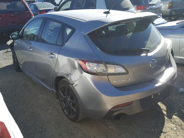 JM1BL1L45D1825262 - 2013 MAZDA SPEED 3 SILVER photo 3