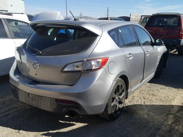 JM1BL1L45D1825262 - 2013 MAZDA SPEED 3 SILVER photo 4