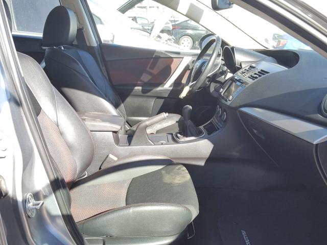 JM1BL1L45D1825262 - 2013 MAZDA SPEED 3 SILVER photo 5