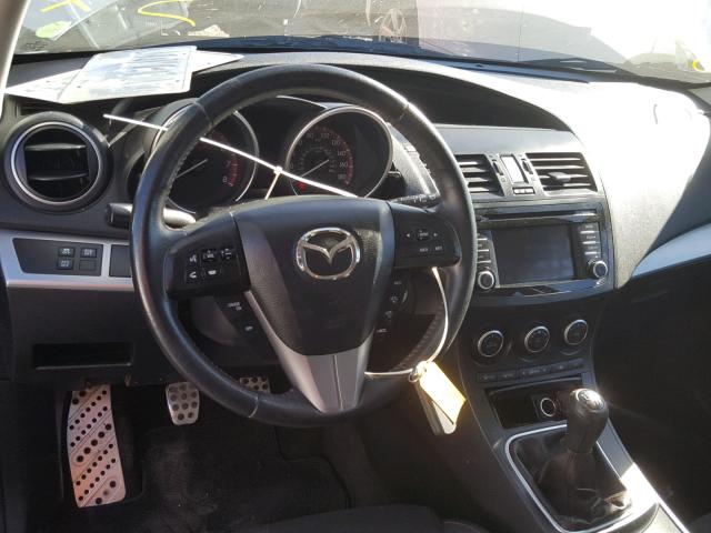 JM1BL1L45D1825262 - 2013 MAZDA SPEED 3 SILVER photo 9