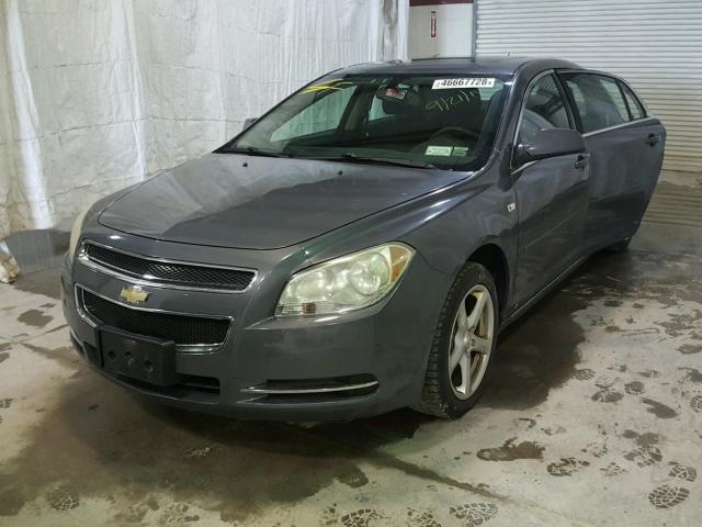 1G1ZH57B584212314 - 2008 CHEVROLET MALIBU 1LT ნაცრისფერი ფოტო 2