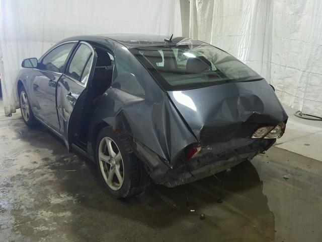1G1ZH57B584212314 - 2008 CHEVROLET MALIBU 1LT ნაცრისფერი ფოტო 3