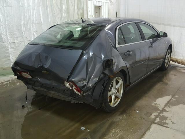 1G1ZH57B584212314 - 2008 CHEVROLET MALIBU 1LT ნაცრისფერი ფოტო 4