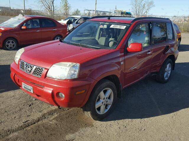 JN8BT08V95W104723 - 2005 NISSAN X-TRAIL XE RED photo 2