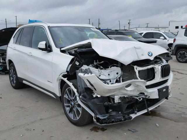 5UXKR2C37H0U24673 - 2017 BMW X5 SDRIVE3 WHITE photo 1