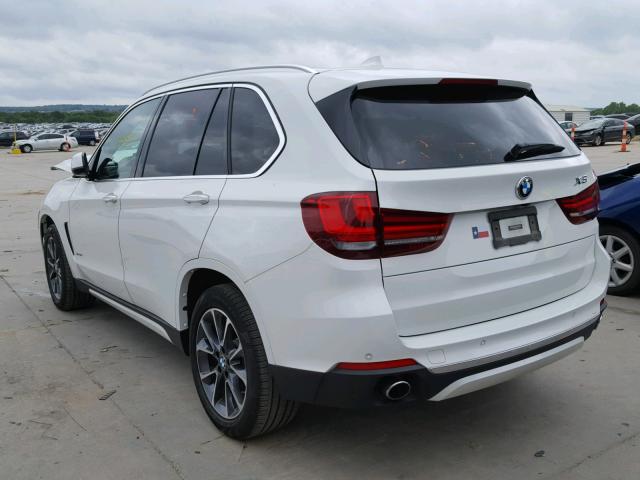 5UXKR2C37H0U24673 - 2017 BMW X5 SDRIVE3 WHITE photo 3