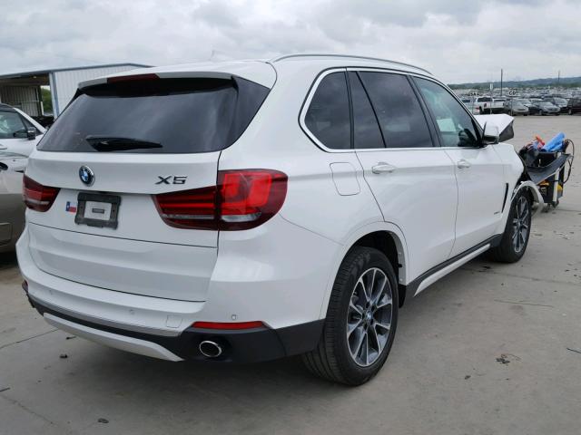 5UXKR2C37H0U24673 - 2017 BMW X5 SDRIVE3 WHITE photo 4