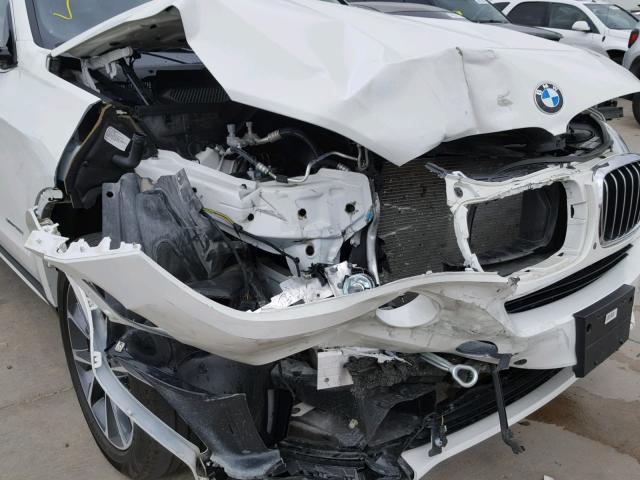 5UXKR2C37H0U24673 - 2017 BMW X5 SDRIVE3 WHITE photo 9