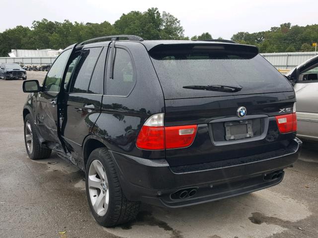 5UXFB53556LV28566 - 2006 BMW X5 4.4I BLACK photo 3