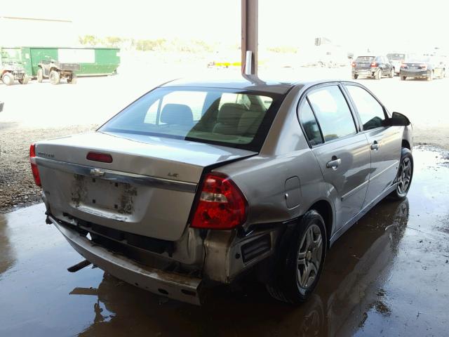 1G1ZS58F87F101570 - 2007 CHEVROLET MALIBU LS GRAY photo 4