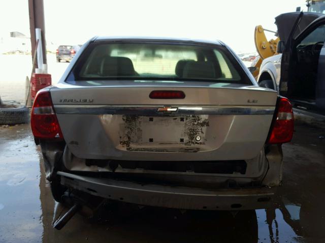 1G1ZS58F87F101570 - 2007 CHEVROLET MALIBU LS GRAY photo 9