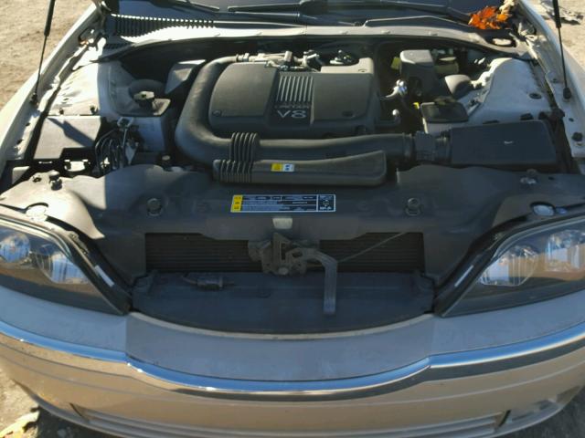 1LNHM87A82Y691007 - 2002 LINCOLN LS BEIGE photo 7