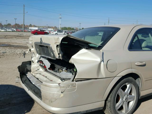 1LNHM87A82Y691007 - 2002 LINCOLN LS BEIGE photo 9