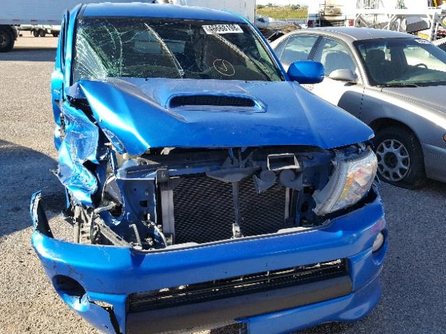 5TETU22N47Z393162 - 2007 TOYOTA TACOMA X-R BLUE photo 1