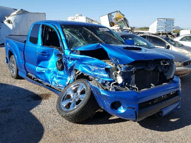 5TETU22N47Z393162 - 2007 TOYOTA TACOMA X-R BLUE photo 9