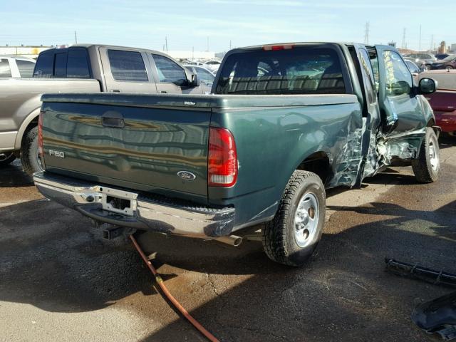 1FTRX17W71NA33388 - 2001 FORD F150 GREEN photo 4