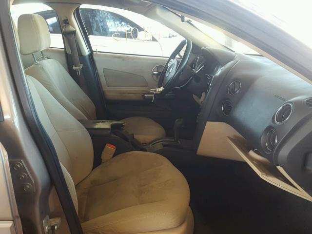 2G2WP552571131747 - 2007 PONTIAC GRAND PRIX BROWN photo 5