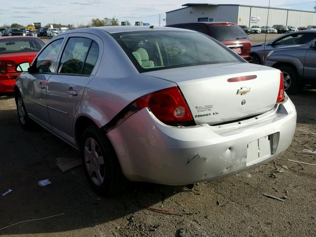 1G1AK58F387334619 - 2008 CHEVROLET COBALT LS SILVER photo 3