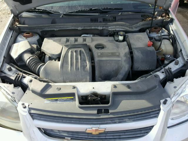 1G1AK58F387334619 - 2008 CHEVROLET COBALT LS SILVER photo 7