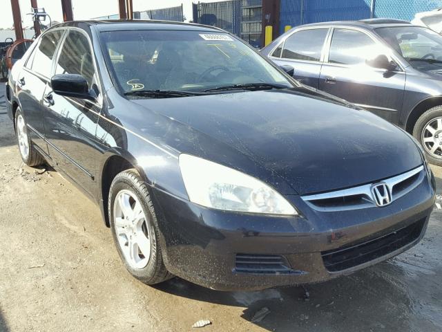 1HGCM56856A155448 - 2006 HONDA ACCORD EX BLACK photo 1